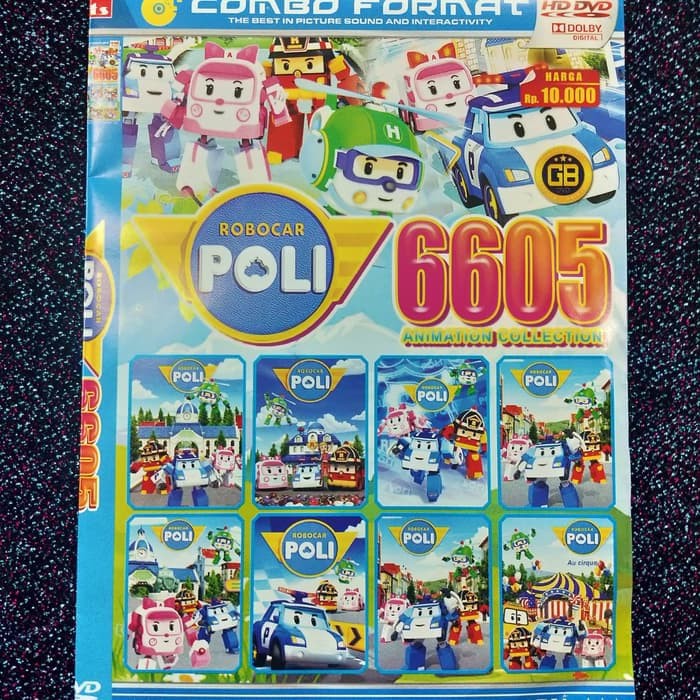 TERLARIS Dvd Film Kartun Anak-anak Terbaru Robocar Poli Collection 6605 DVD TOP MEDIA