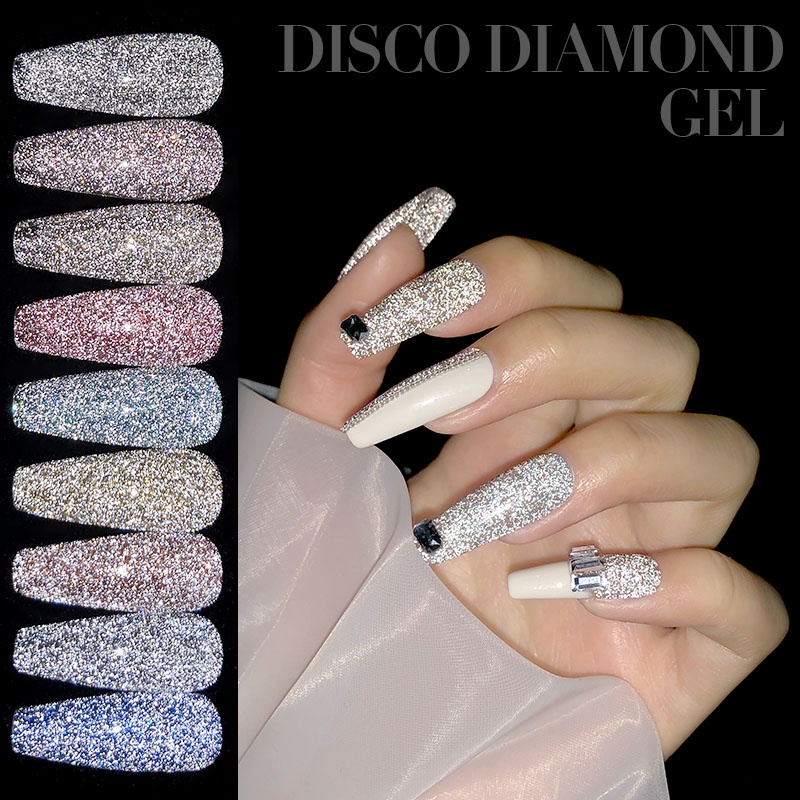 [FLASHES] GLITER DISCO DIAMOND UV NAIL GEL POLISH 15ml