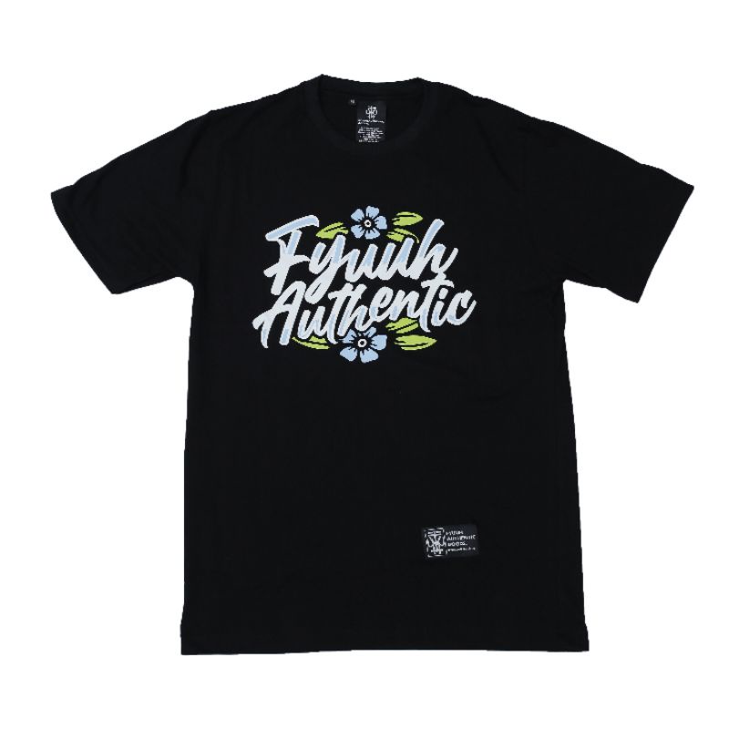 T-SHIRT KAOS LENGAN PENDEK FYUUH AUTHENTIC CODE FLOW HEAD