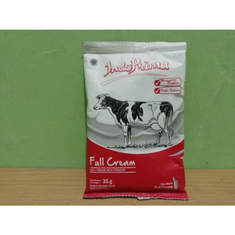 

Susu Indoprima Full Cream Sachet 35gram kemasan ekonomis (Cocok Untuk Penggemuk Badan)