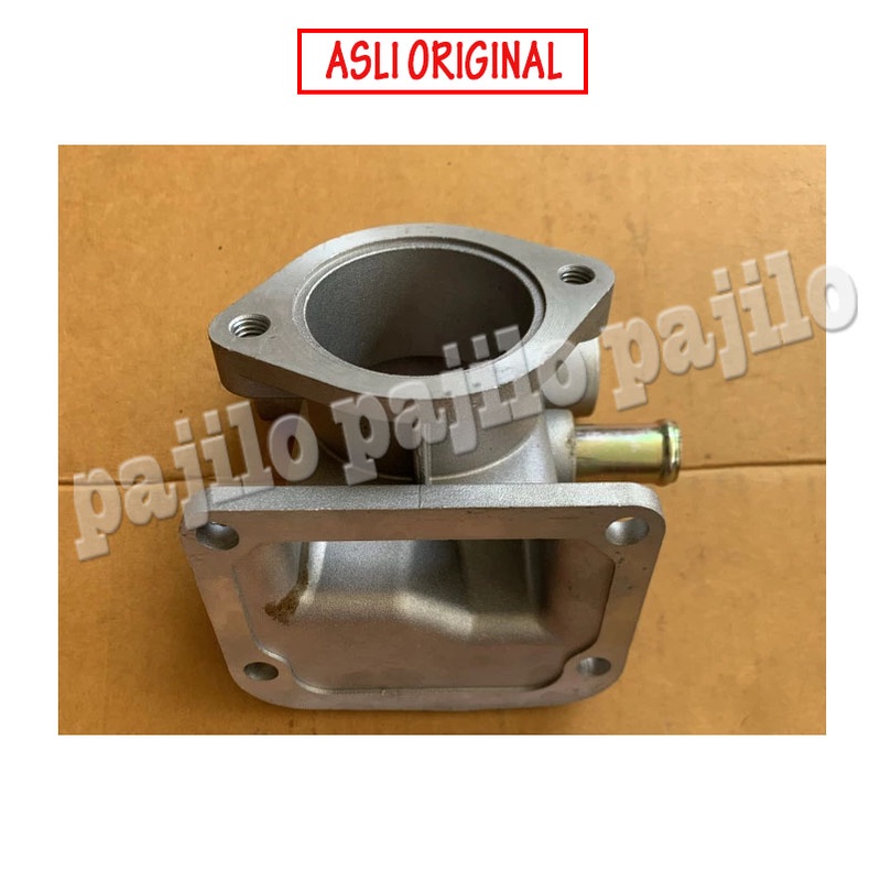 Tutup Cover Rumah Tempat Thermostat termostat isuzu panther kotak lama 2300cc Rumah Selang Pipa Air 