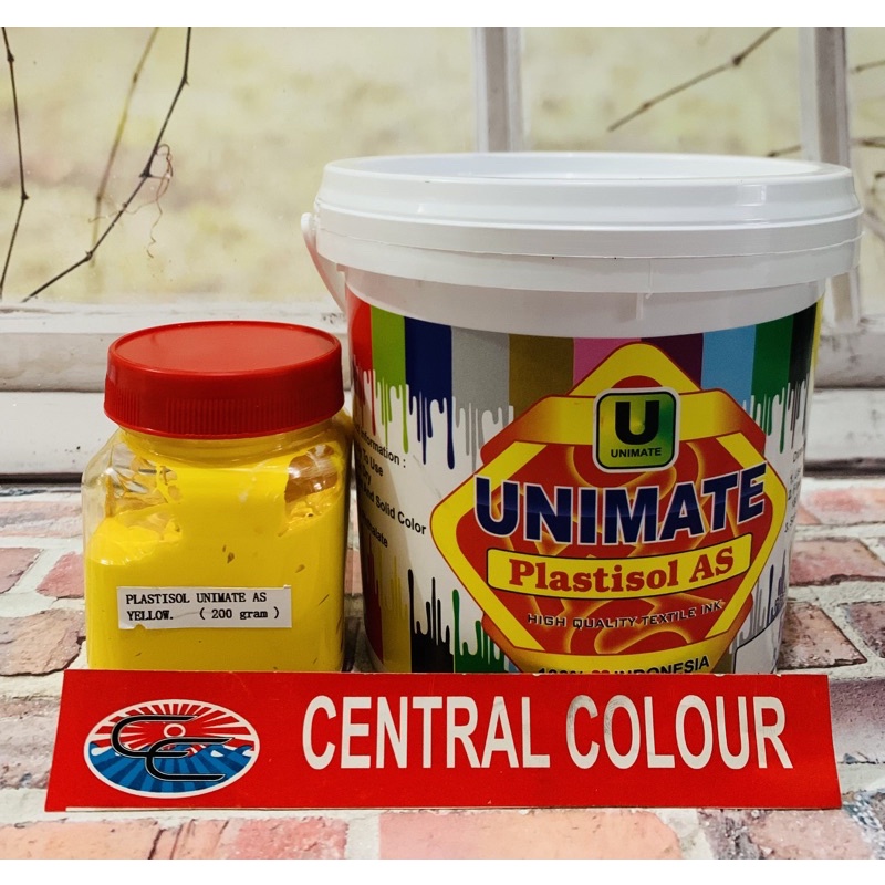

Cat Plastisol Unimate AS Yellow / Kuning - 200GR