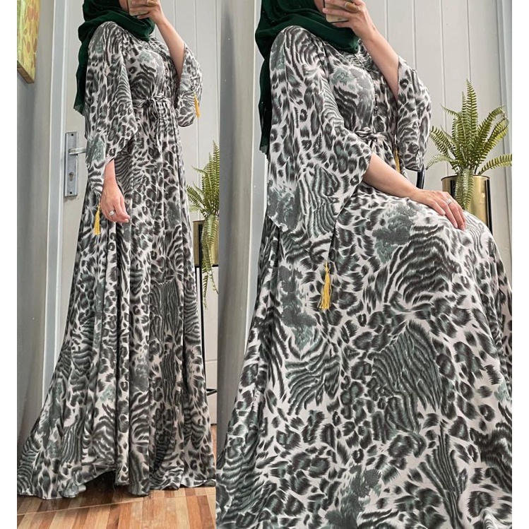 GAMIS LUNA MAYA DRESS LEOPARD