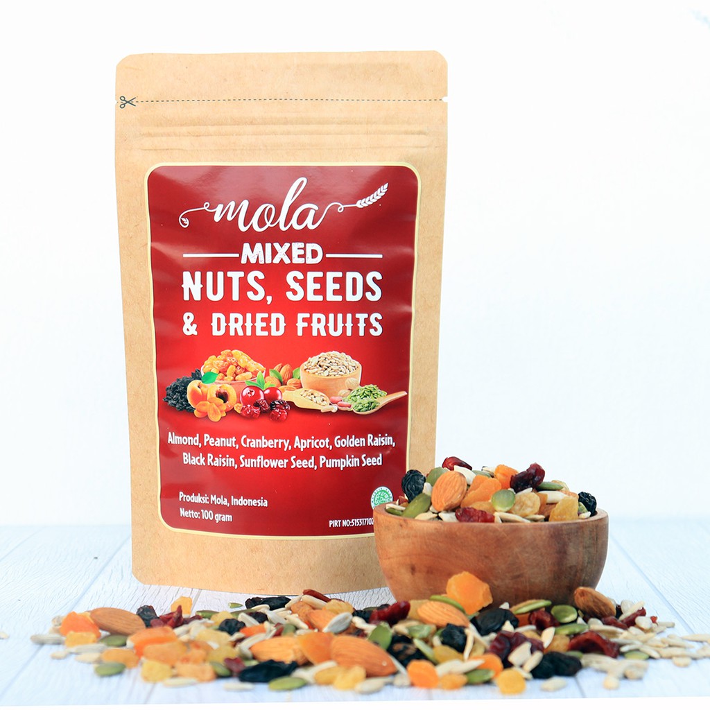 Mola Mixed Nuts &amp; Seed, Mixed Dried Fruits, Mixed Nuts Seeds &amp; Dried Fruits