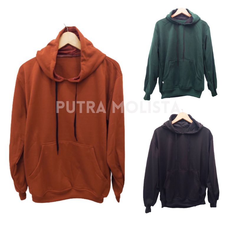 jaket sweater polos pria wanita