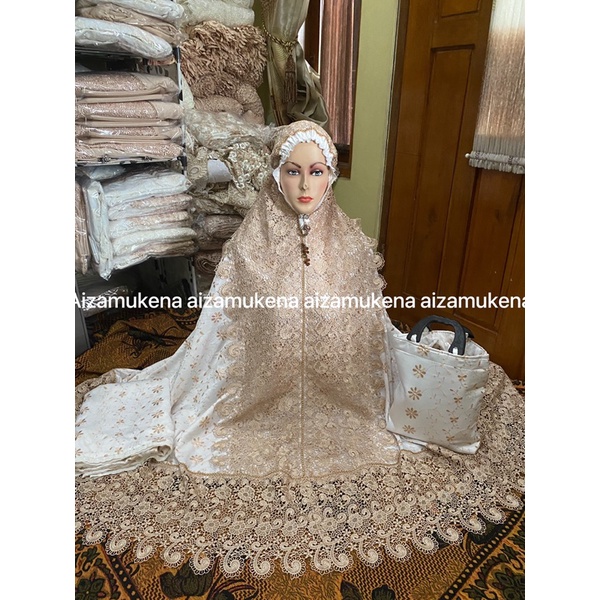 mukena keong milo kd full swarovsky (COD)