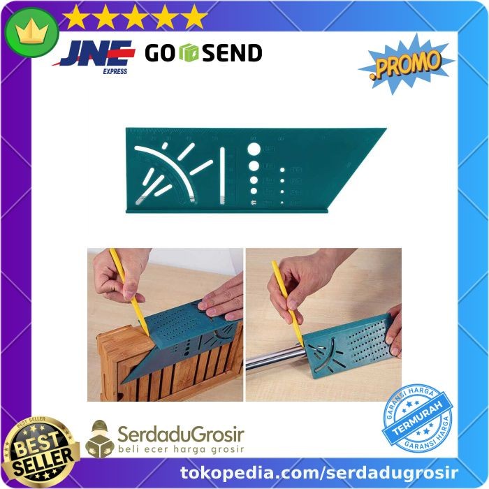 

Berkualitas Houkiper Penggaris Mark Line Gauge T-Type Ruler 90 Degree - Hk3D Hemat