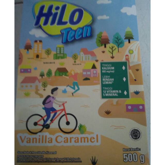 

Hilo teen vanila coklat 500 gram