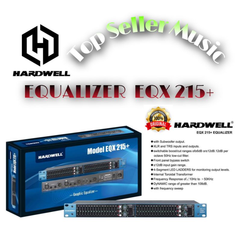 EQUALIZER HARDWELL 215+ 215 PLUS HARDWELL EQUALIZER ORIGINAL WITCH SUB 215 HARDWELL