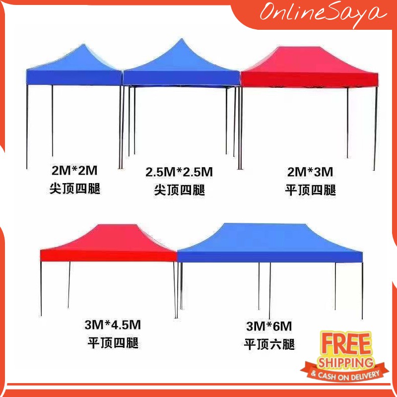 OS - Terpal Atap Tenda Polyester Import Lipat 2x2 2x3 3x3 3x4.5 dan 3x6 Murah 420D