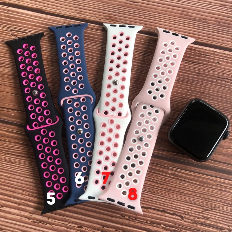 Premium Strap Apple Watch Ultra iWatch Nike Sportband 38mm 40mm 41mm 42mm 44mm 45mm 49mm