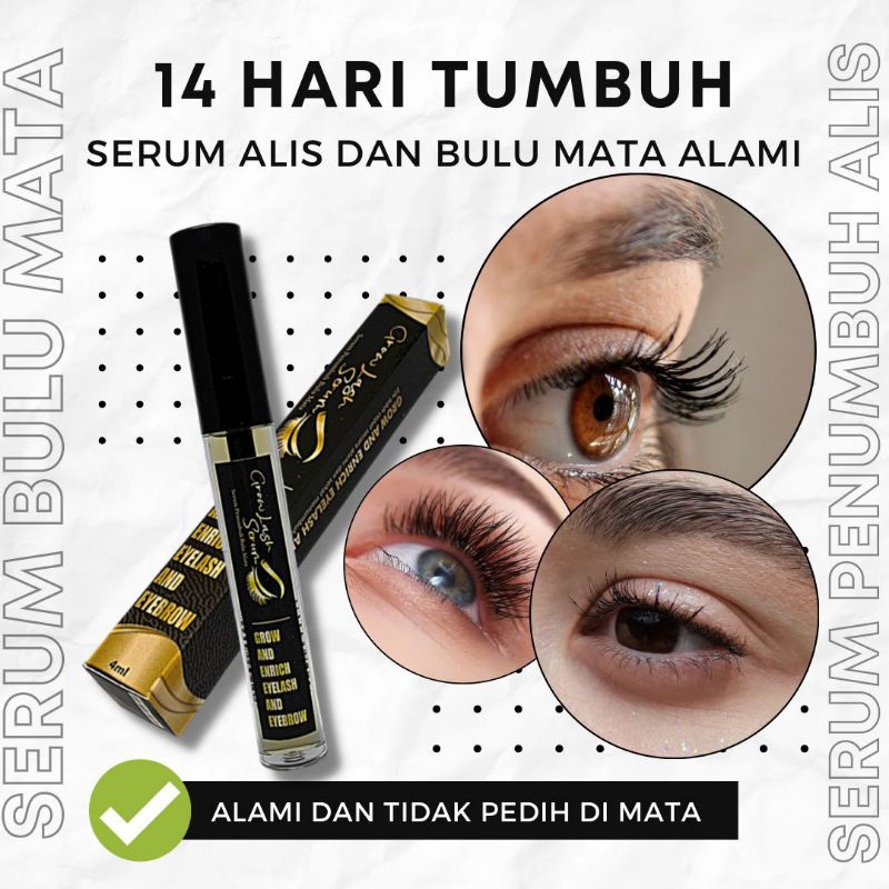 Penumbuh Bulu Mata dan Alis ALAMI dan AMPUH Serum Bulu Mata BLACK VOLEN