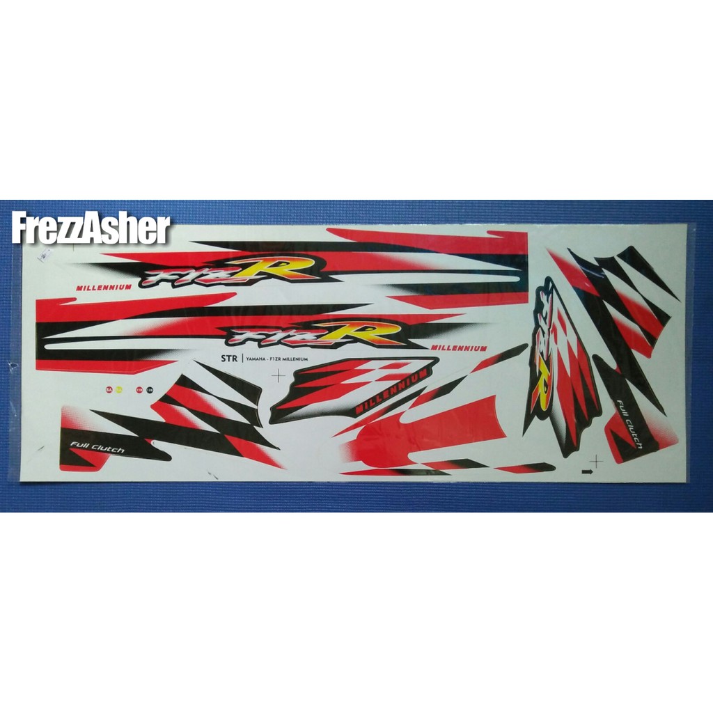 sticker Body custom yamaha f1zr  black movistar edition 1999 - 2005  decal yamaha f1zr movistar edit