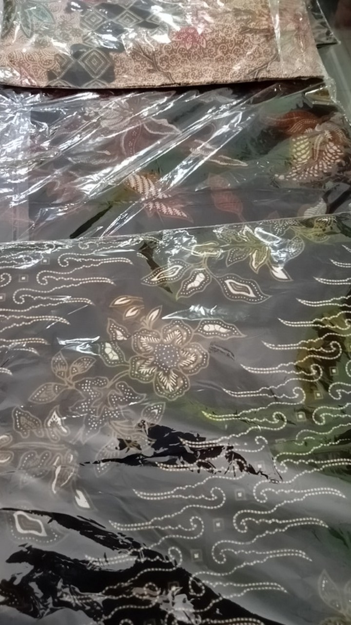 Batik Pria Size M L Xl Xxl  Bswart Batik Hrb026 Kenongo Hem Panjang Padi