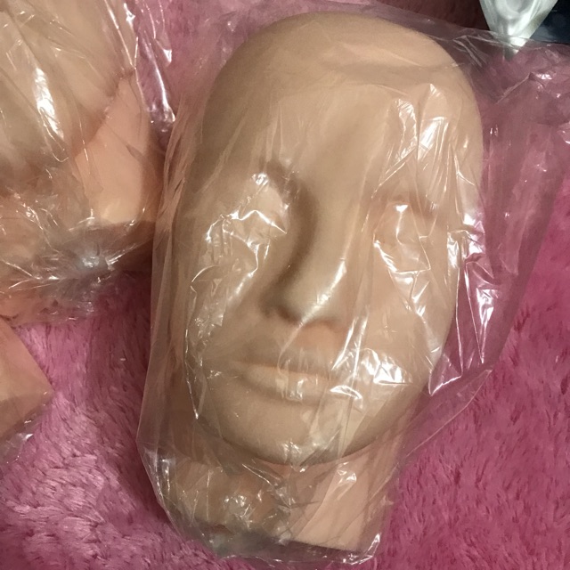 KEPALA MANEKIN / Head Mannequin / Manequin / Patung Kepala Manekin Kursus / Mannequin Head Training / kepala manekin eyelash