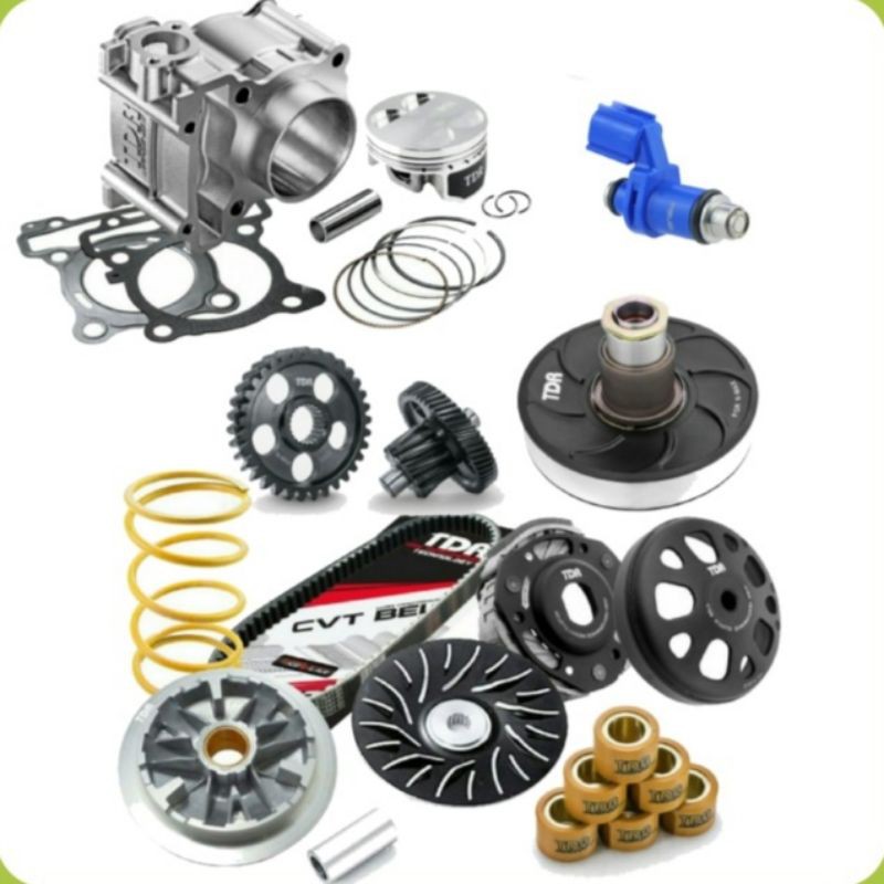 Paket Blok Seher Nmax New TDR original Cvt Set Bore Up 62mm