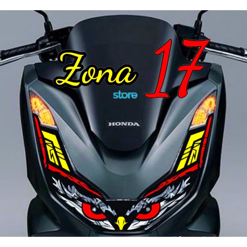 stiker lampu pcx 160 2021