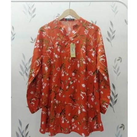 Rayon Motif 0006 - Blouse Katun Rayon - Rayon Motif - Blus Adem - Fathin Basic - SHOPIE Hijabstyle-1