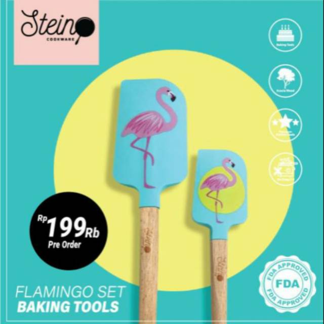 Spatula Stein Flamingo baking set tools