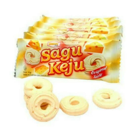

T20R Sagu Keju Happy Time Isi 20 X 10 Gram Kemasan Renceng Cemilan Keju Ht501Gr