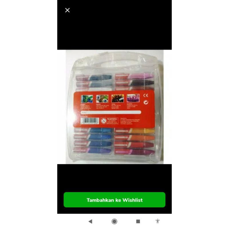 

Crayon faber castel 24 warna oil pastels