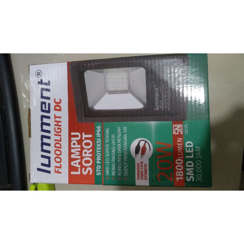 LAMPU SOROT DC AKI FLOODLIGHT DC LUMMENT 10W 20W 30W 50W