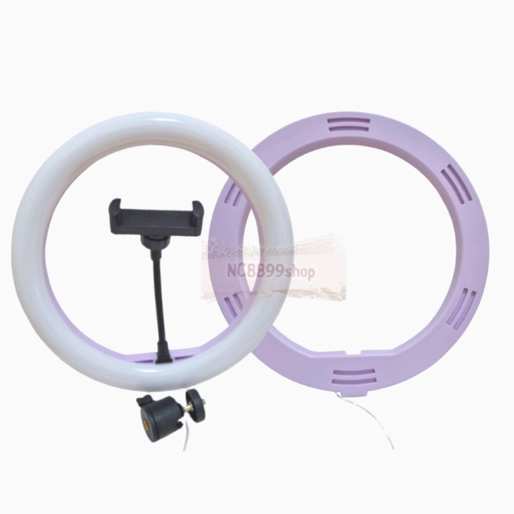 (NC) Ring Fill Light LIMITED LILAC 26cm lampu MAKE UP Ringlight + Tripod 55cm / 1.1M / 1.6M / 2.1M