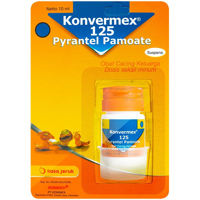 Konvermex 125 Suspensi 10 ML