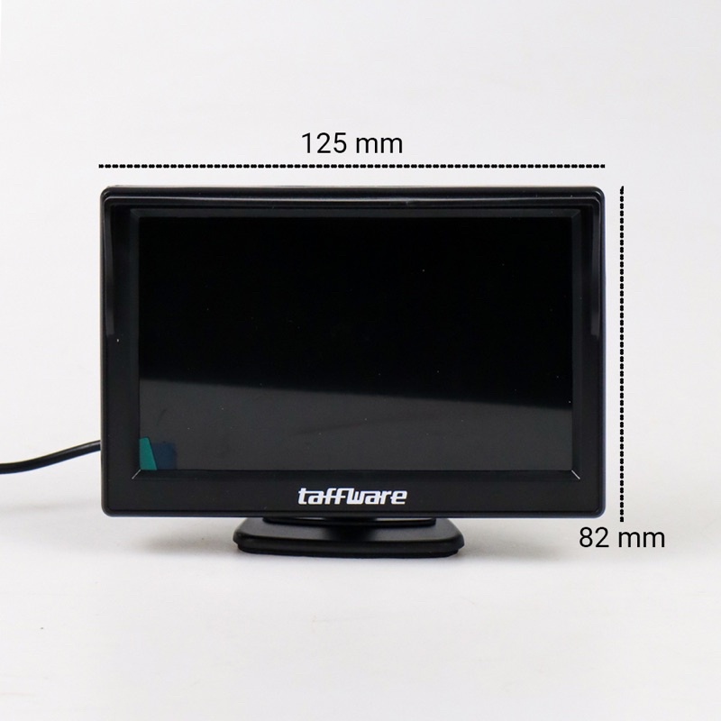 Taffware Monitor Rear View Parkir Mobil TFT LCD 5 Inch - Black