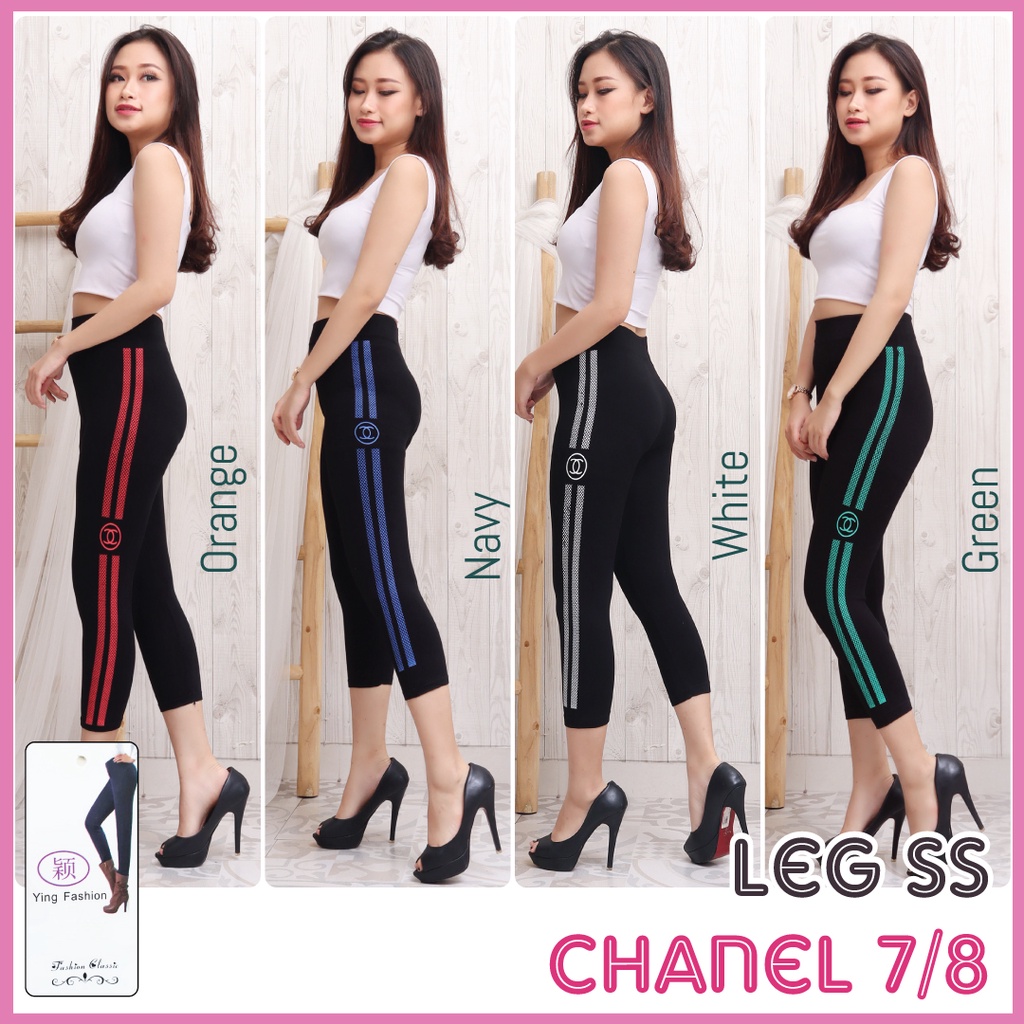 [Grosir Minim 6 pcs ] Legging Sablon Pendek wanita / Legging import fashion wanita / legging ss pendek wanita / legging sablon samping / legging pendek wanita / ying fashionn