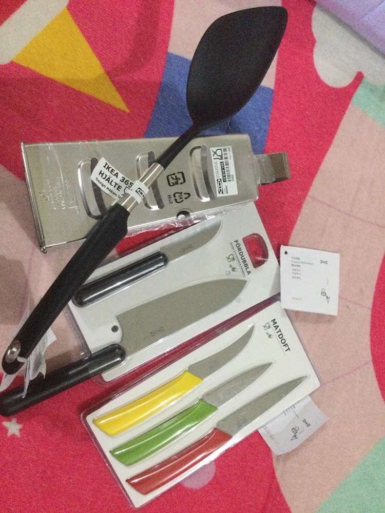 Fordubbla Set 2 Bilah Pisau, Abu-abu