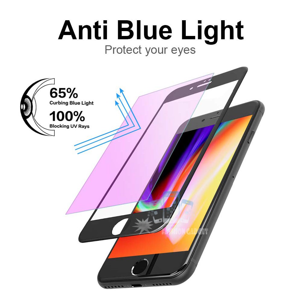 Tempered Glass For Apple iPhone 8 4.7inch Blue Light Antigores Pelindung Layar Hp Iphone 8 4.7