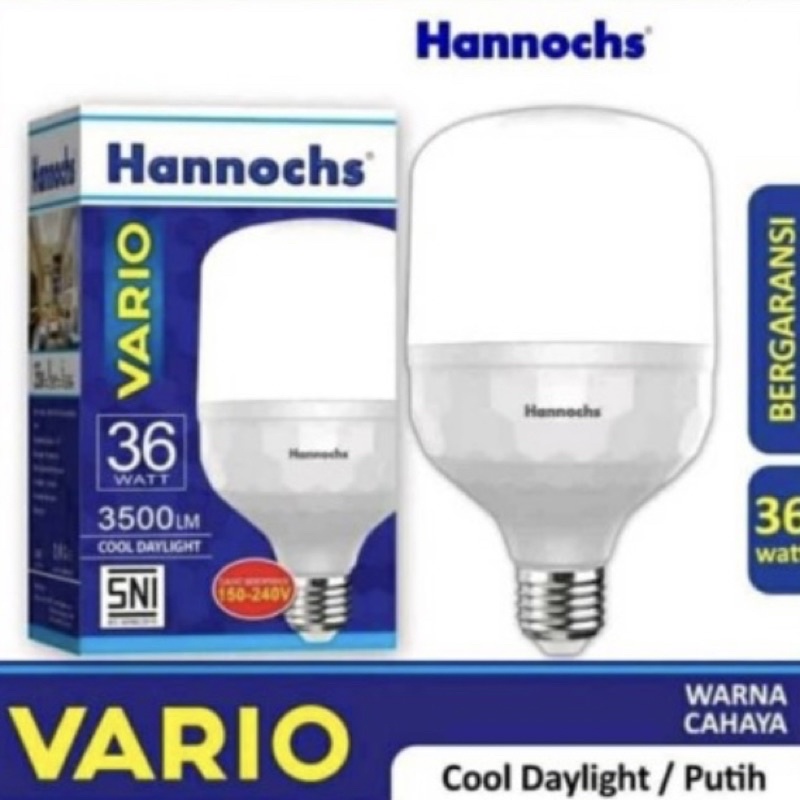 LAMPU HANNOCHS VARIO 36 WATT CAHAYA PUTIH