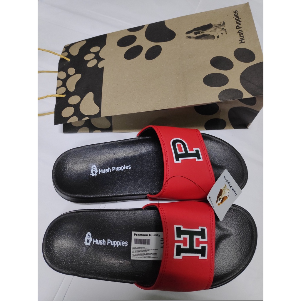 PROMO...!!! SANDAL SLOP SLIDE TERBARU HUSH PUPPIES PREMIUM SANDAL PRIA WANITA CEWE COWO TERBARU-6