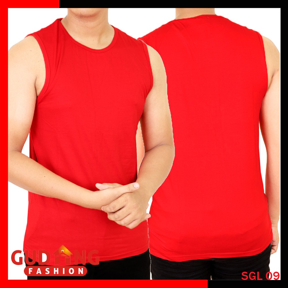 Kaos Singlet Pria Polos SGL 09