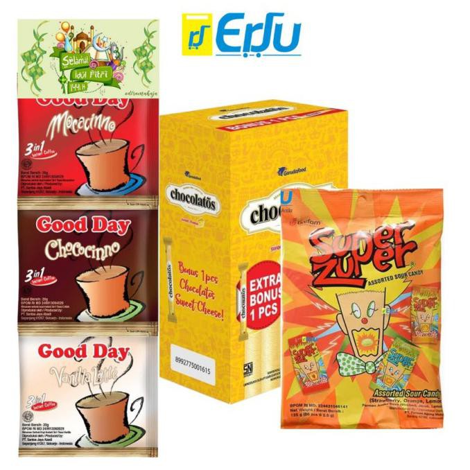 

Laris Parsel Lebaran Chocolatos Long Permen Jadul Kopi Erju Indhfebria