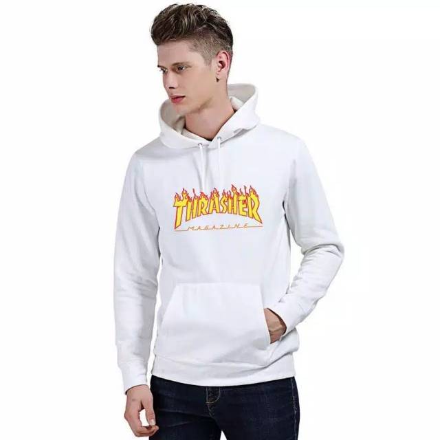 Sweater Hoodie Jumper Thrasher Flame