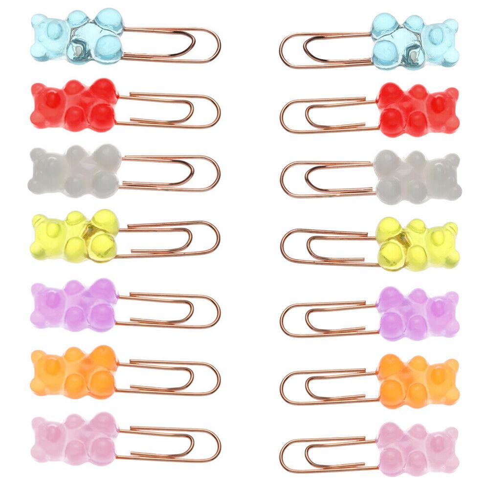 Lanfy Paper Clip Korean Candy colors Bookmark Aksesoris Memo Klip File Klip Alat Tulis Kantor Sekolah Bookmark Hias