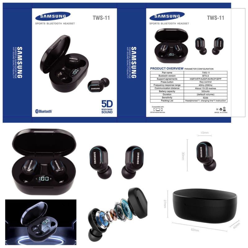 Headset BLUETOOTH SAMSUNG TWS-11 Handsfree BLUETOOTH SAMSUNG TWS11 Earphone BLUETOOTH SAMSUNG TWS-11