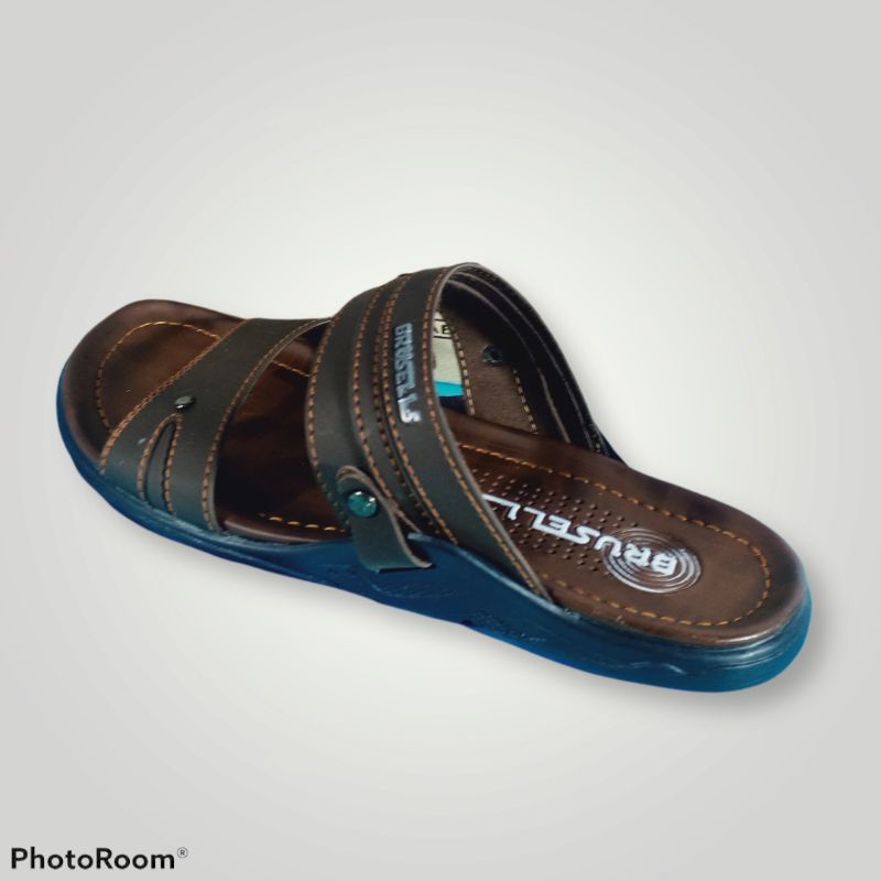 Sandal Kulit Pria Slop CP02 Sandal Selop Cowok Terbaru