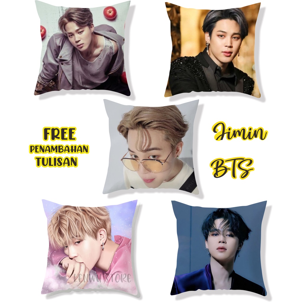 Bantal Jimin BTS 30x30 cm Part 1 #JM 001-010 / Bantal Sofa Jimin BTS ,, Bantal Sofa BTS, BTS Unofficial Group