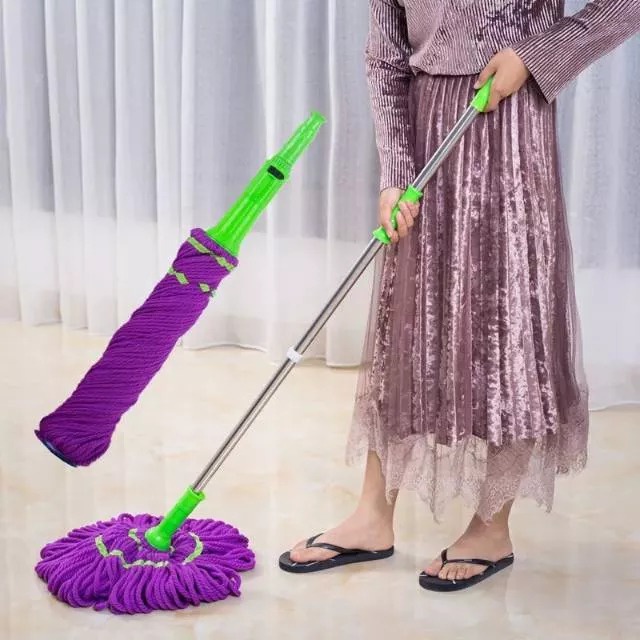 Barnik88 Alat Pel Lantai Putar Otomatis 360° Terbaru Praktis -  Magic Twist Mop Peras BJST-1