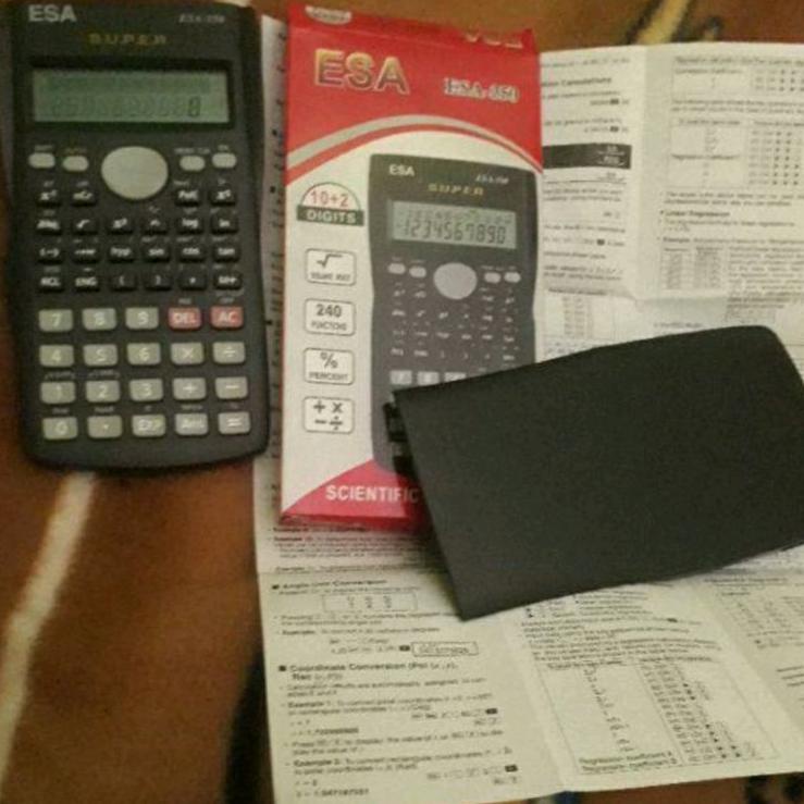 

<HuQ ❤> KALKULATOR SCIENTIFIC ESA 350 SIN COS TAN terlaris berkualitas Kalkulator Scientific School Murah 12 Digit Sin Cos Calculator Kantor Sekolah Bagus 350MS |Sedang populer