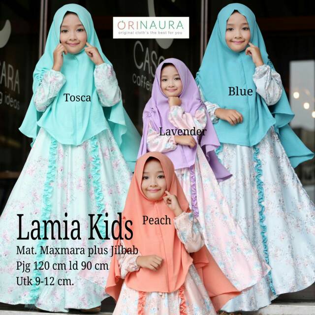 Gamis Syari Kids / Gamis Kids Naura