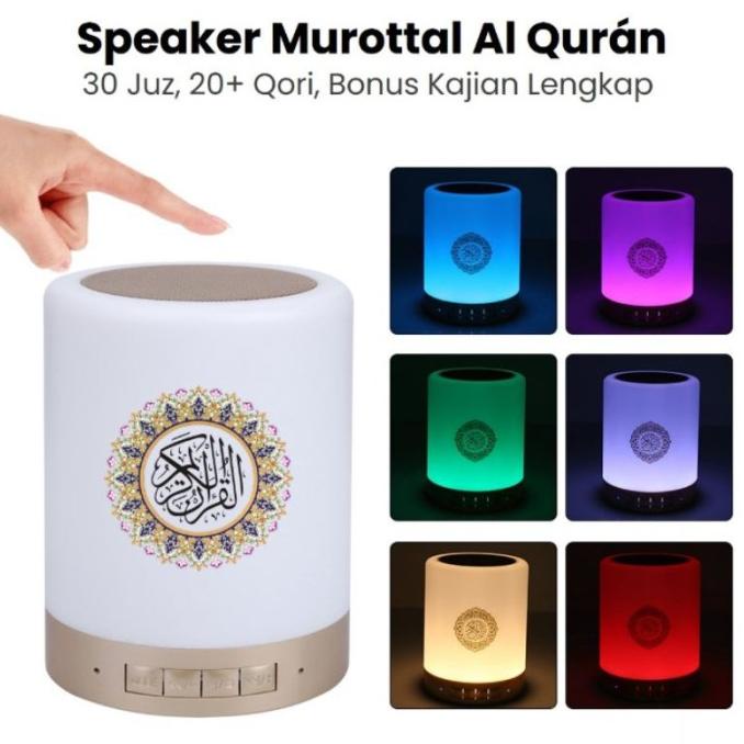Bts43 - Speaker Murotal Quran 30 Juz Lampu Tidur Bisa Bluetooth Richrichstor