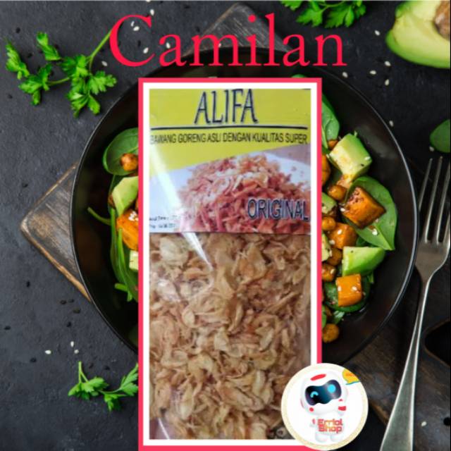 

BAWANG GORENG TABUR ASLI ALIFA 70Gr