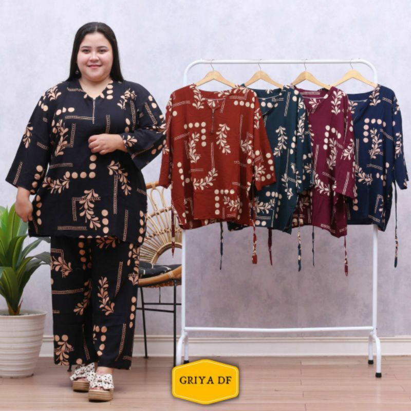one set renda / setelan cp motif jumbo ld 130