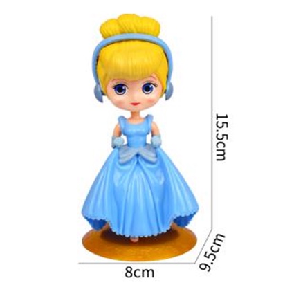 Cake Topper Kue Ulang Tahun Ultah Penghias Tart Figure Cinderella