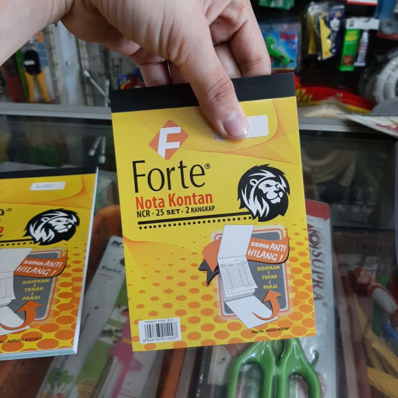 

Forte / Gelatik Buku Nota Kecil 2Rangkap 25set