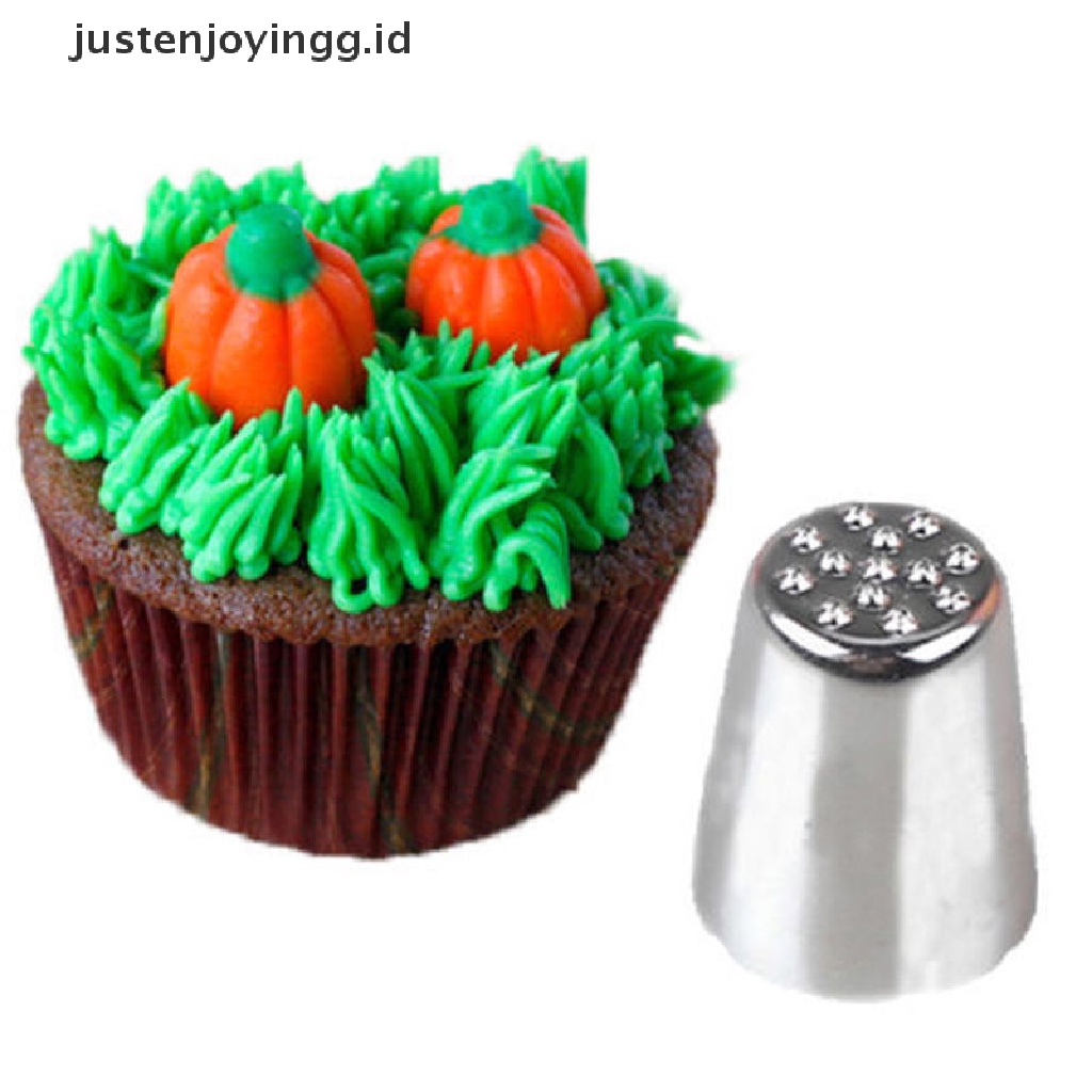 Nozzle Icing Piping Desain Rambut Rumput Untuk Dekorasi Cupcake